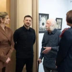 Подружжя Зеленських взяло участь у презентації виставки легендарного Марчука
