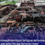 Укрзалізниця з початку 2026 року виручила 633 млн грн з металобрухту