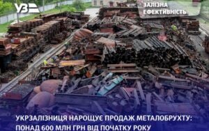 Укрзалізниця з початку 2026 року виручила 633 млн грн з металобрухту